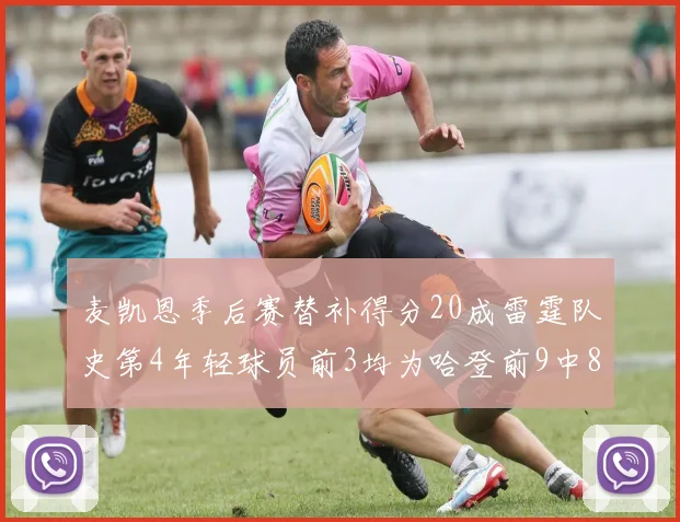 麦凯恩季后赛替补得分20成雷霆队史第4年轻球员前3均为哈登前9中8席次占据